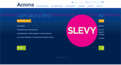 Desktop Screenshot of acronis.cz